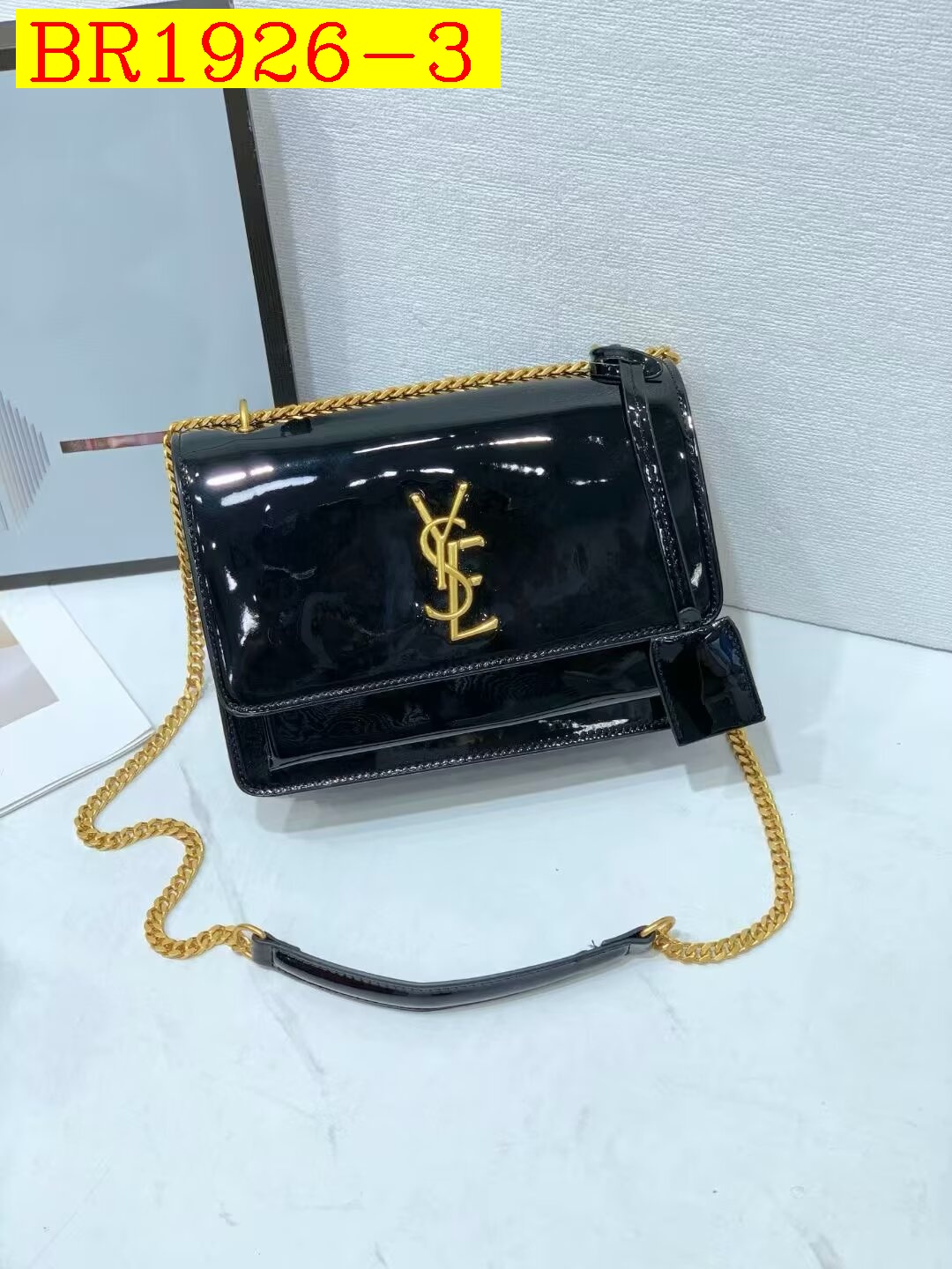 36$ YSL 2504 Shoulder bag size 22X7X16 cm 710740 BR1926 gallery