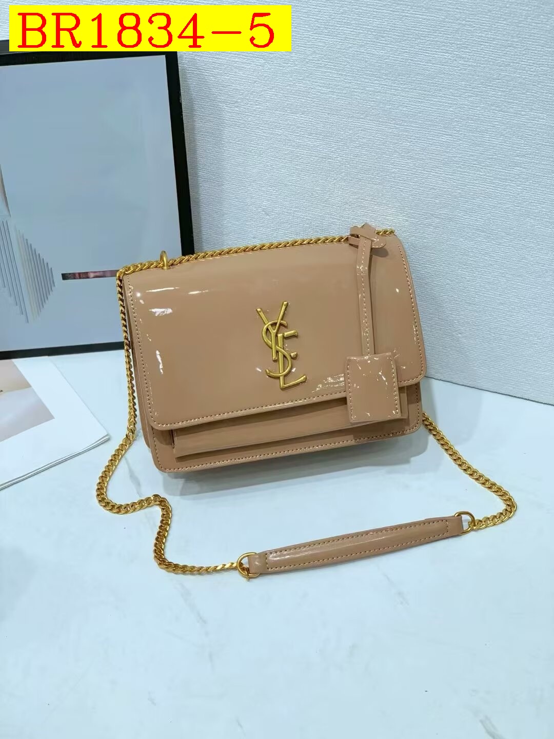 36$ YSL 2504 Shoulder bag size 22x7x16 cm 019760 BR1834 gallery