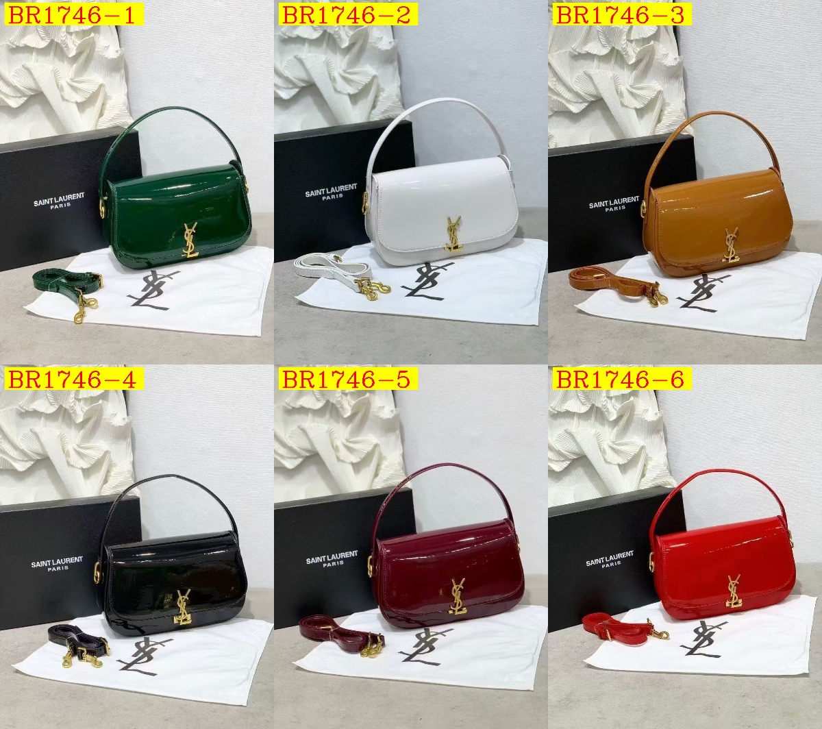 36$ YSL 8868 Shoulder bag size 26x15x9 cm 116650 BR1746 gallery