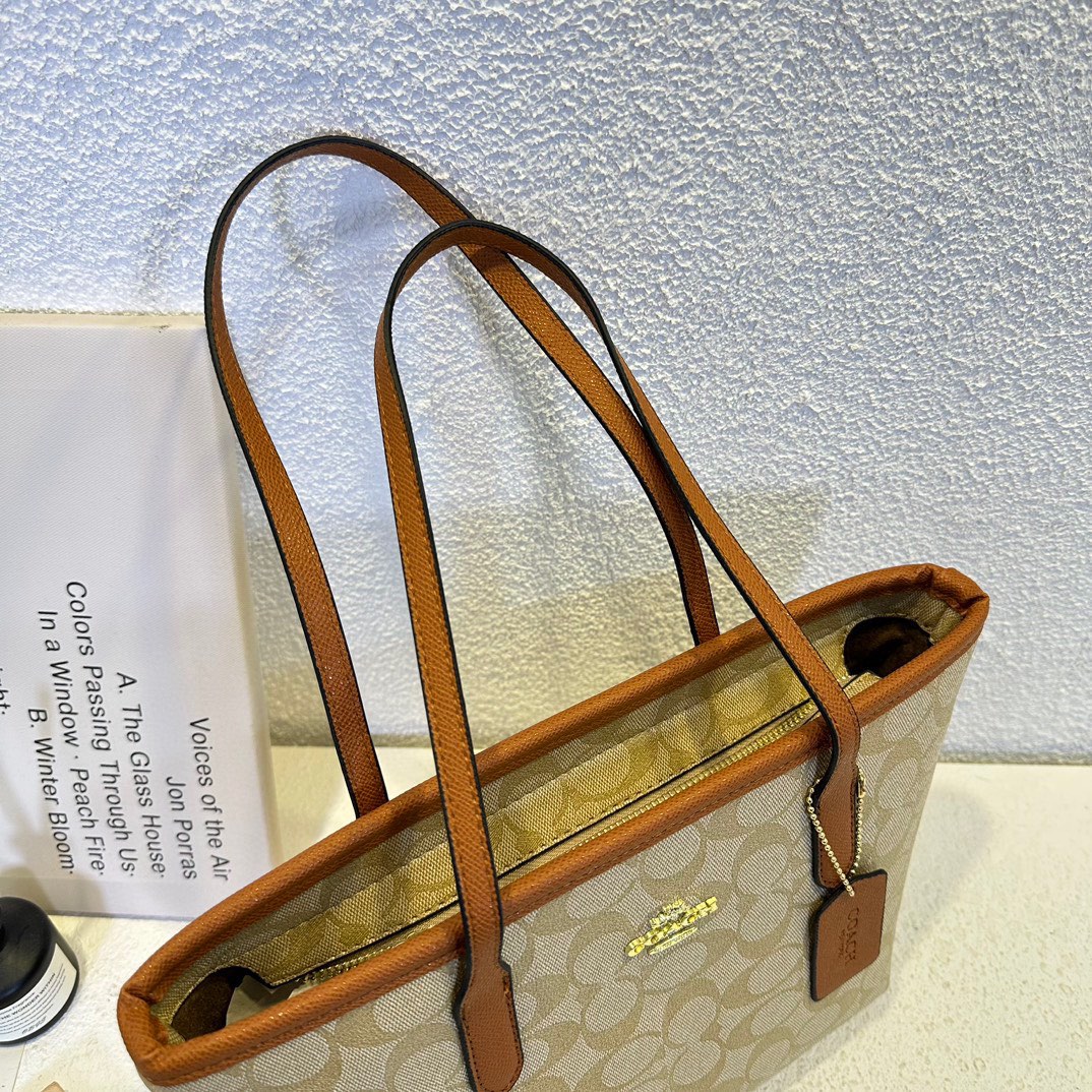 36$ new_dh coach tote pu SIZE 31X20 CM 91258623344 DX44152 gallery