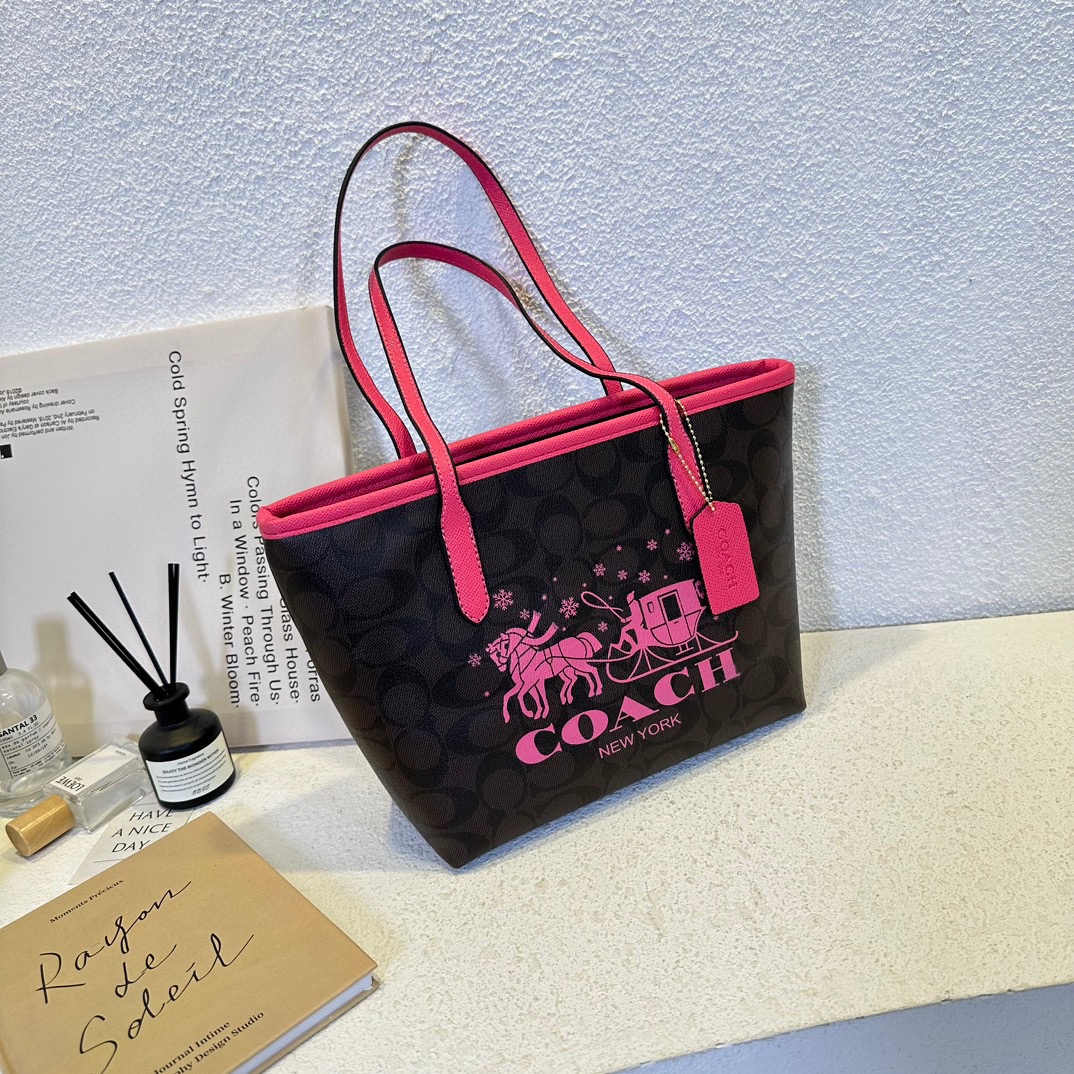 36$ new_dh coach tote pu SIZE 31X20 CM 91258623344 DX44152 gallery