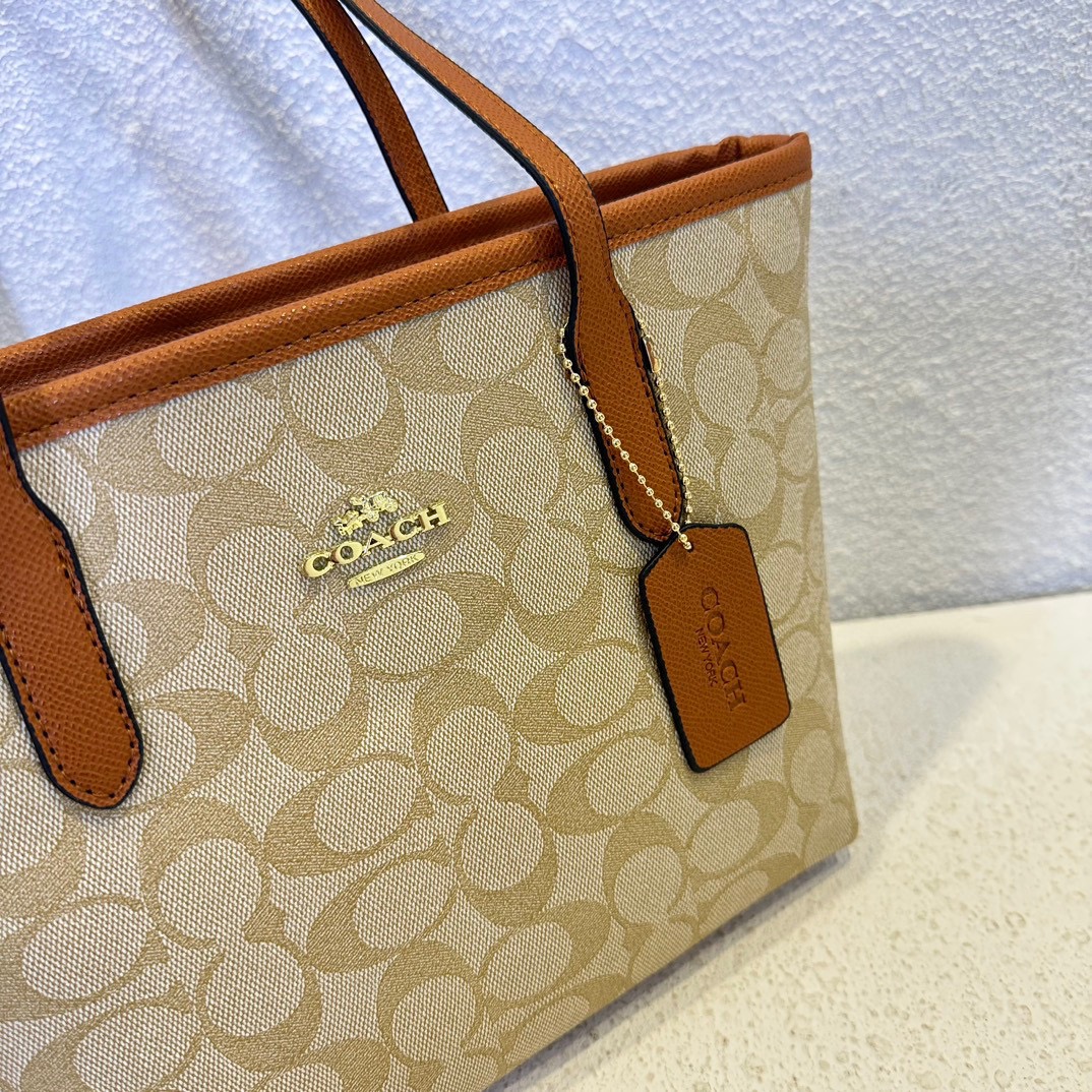 36$ new_dh coach tote pu SIZE 31X20 CM 91258623344 DX44152 gallery