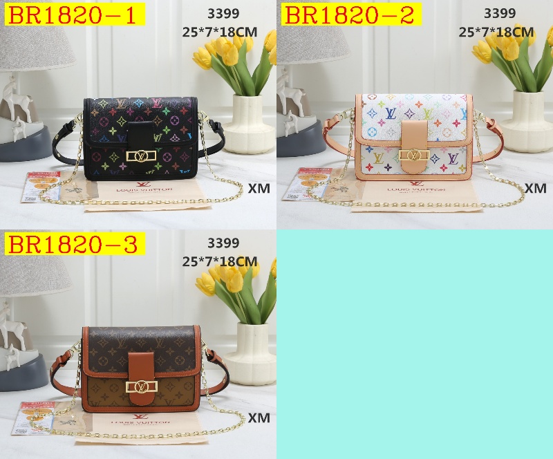 37$ LV 3399 Shoulder bag size 25x7x18 cm 315880 BR1820 gallery