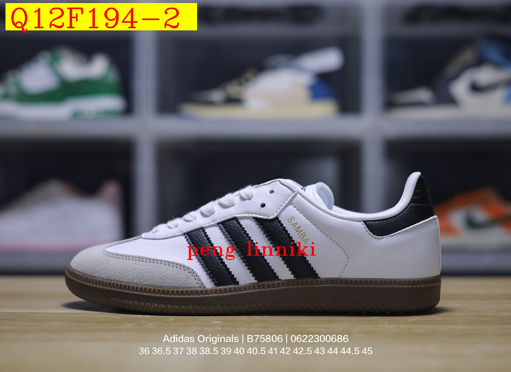 37$ new_dh Adidas Originals Samba Vegan OG size 36-45 61177023553 Q12F194 gallery
