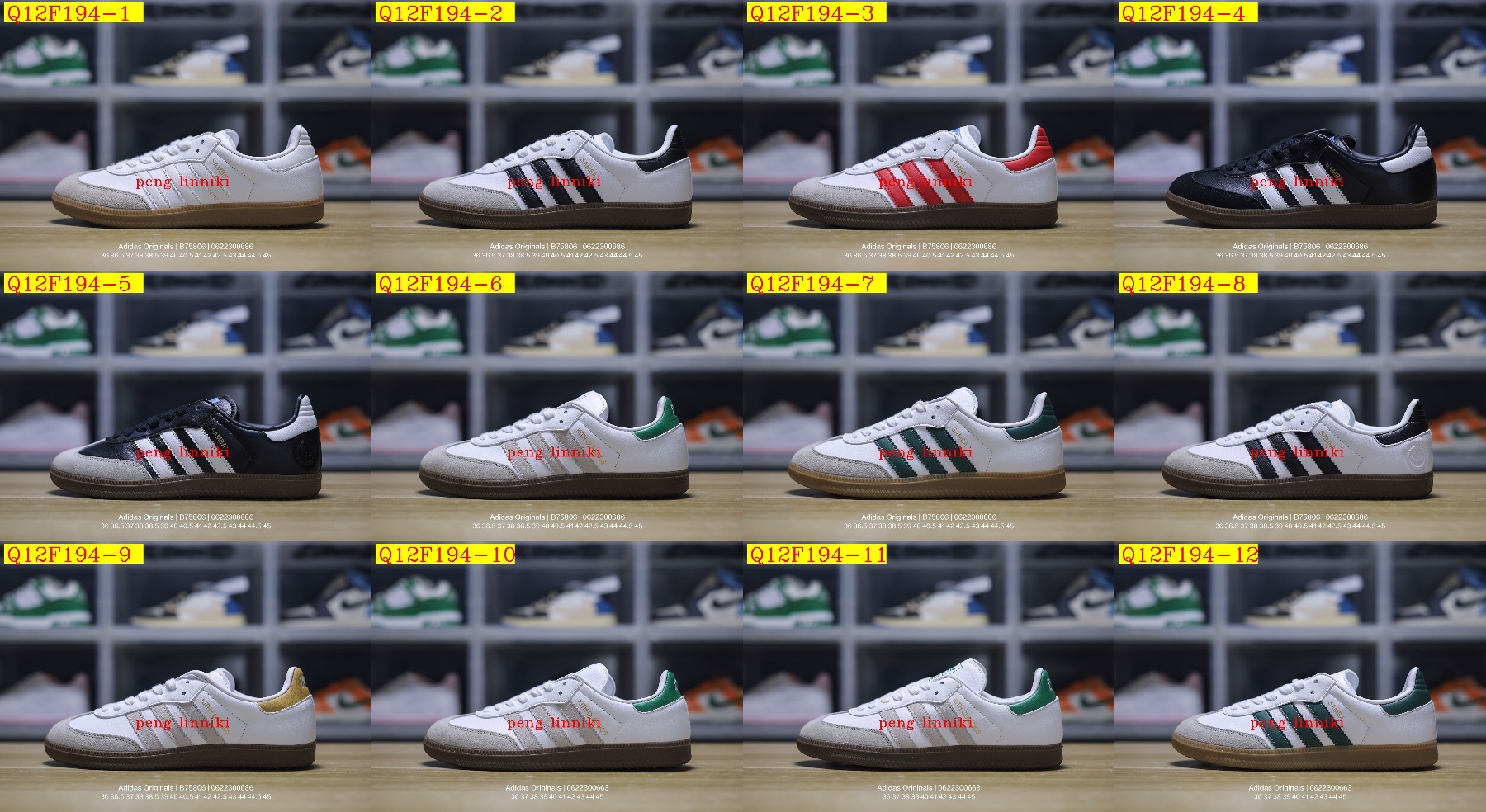 37$ new_dh Adidas Originals Samba Vegan OG size 36-45 61177023553 Q12F194 gallery