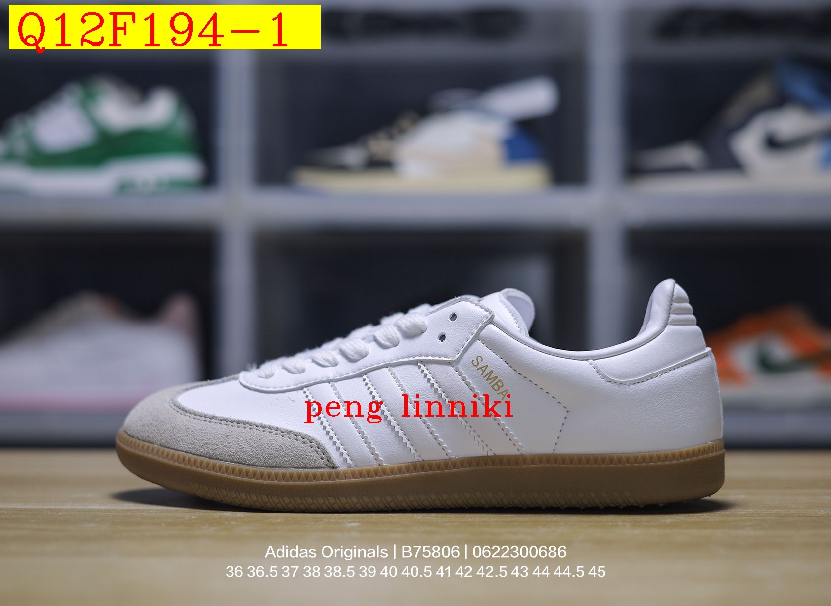 37$ new_dh Adidas Originals Samba Vegan OG size 36-45 61177023553 Q12F194 gallery