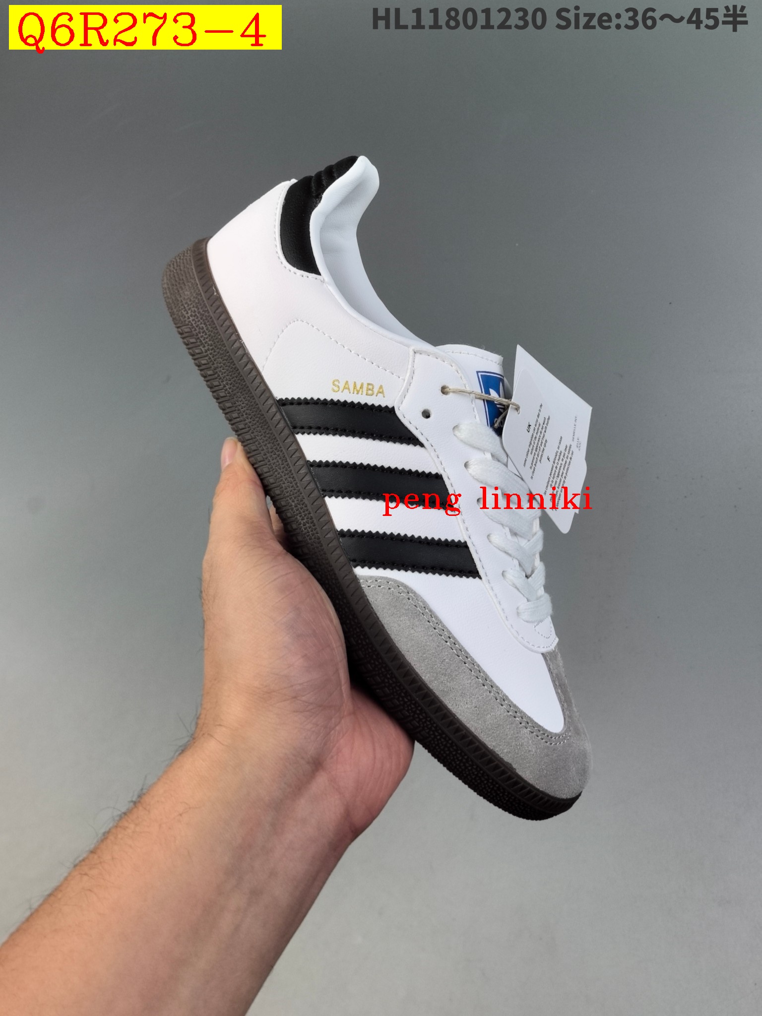 37$ new_dh Adidas Originals Samba Vegan OG size 36-45 81167023451 Q6R273 gallery