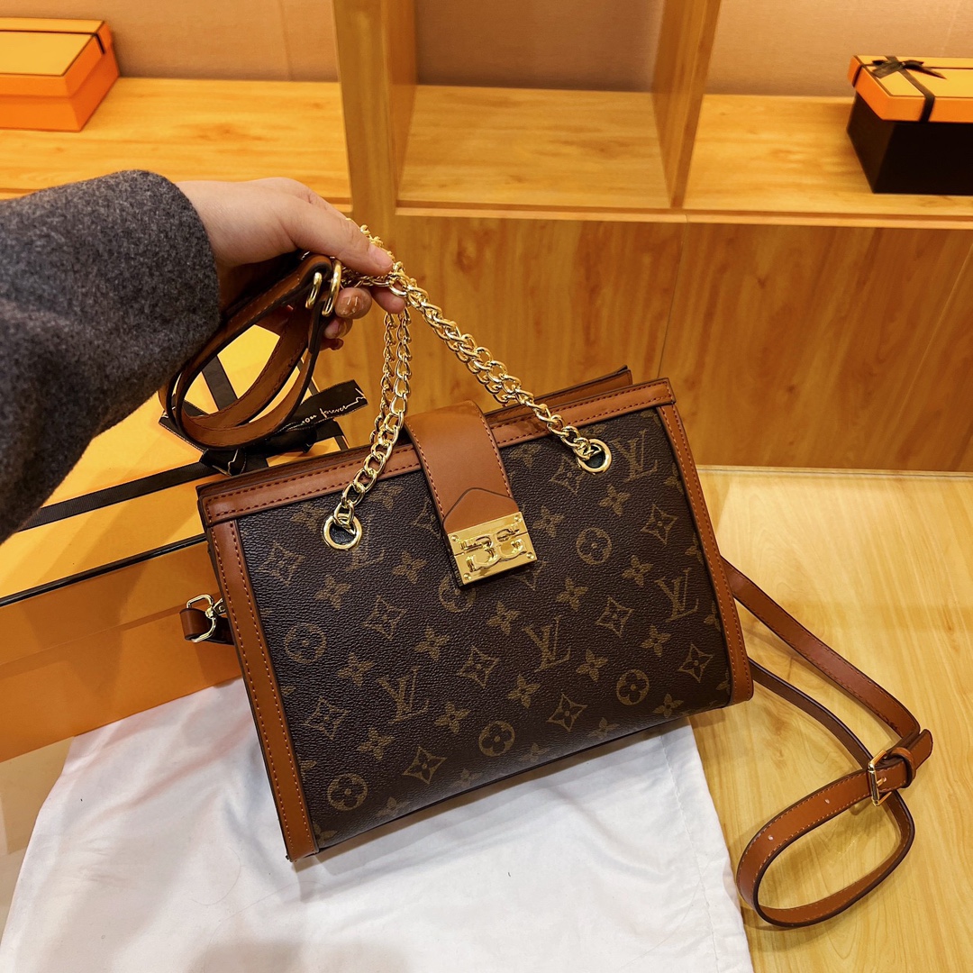 37$ new_dh Lv Gucci fendi coach SIZE 27X20X11 CM 91854623455 DX94471 gallery