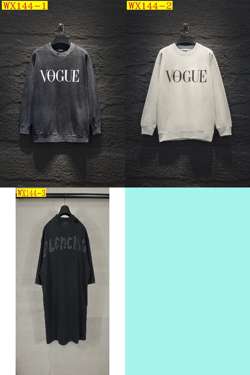 38$ BALENCIAGA 24FW Sweatshirt size XS-L 915590 WX144 gallery