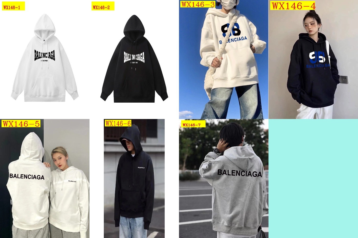 38$ Balenciaga Sweatshirt size M-2XL 714424 WX146 gallery