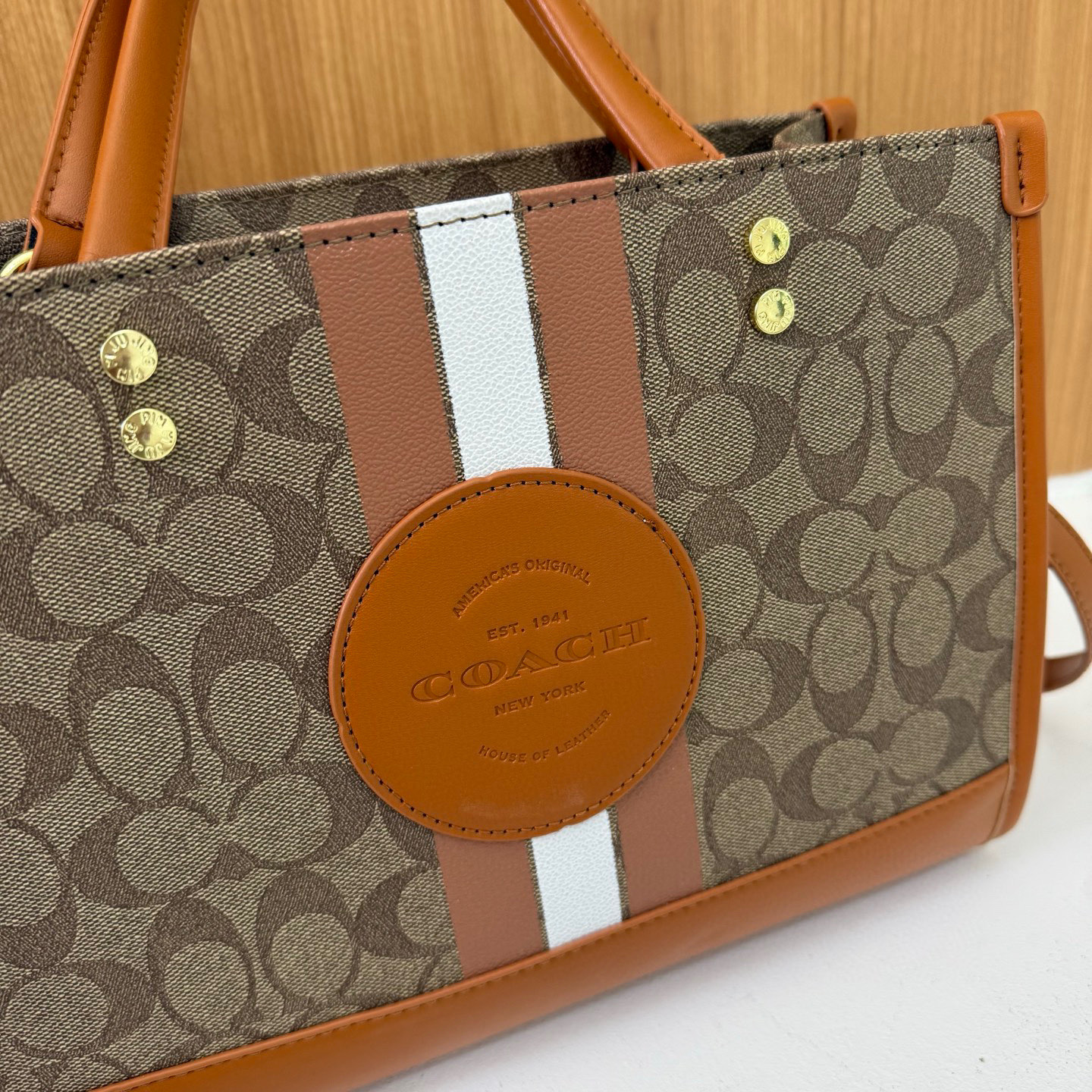 38$ coach 5880 tote pu size 29x22x12 cm 015640 DX726 gallery