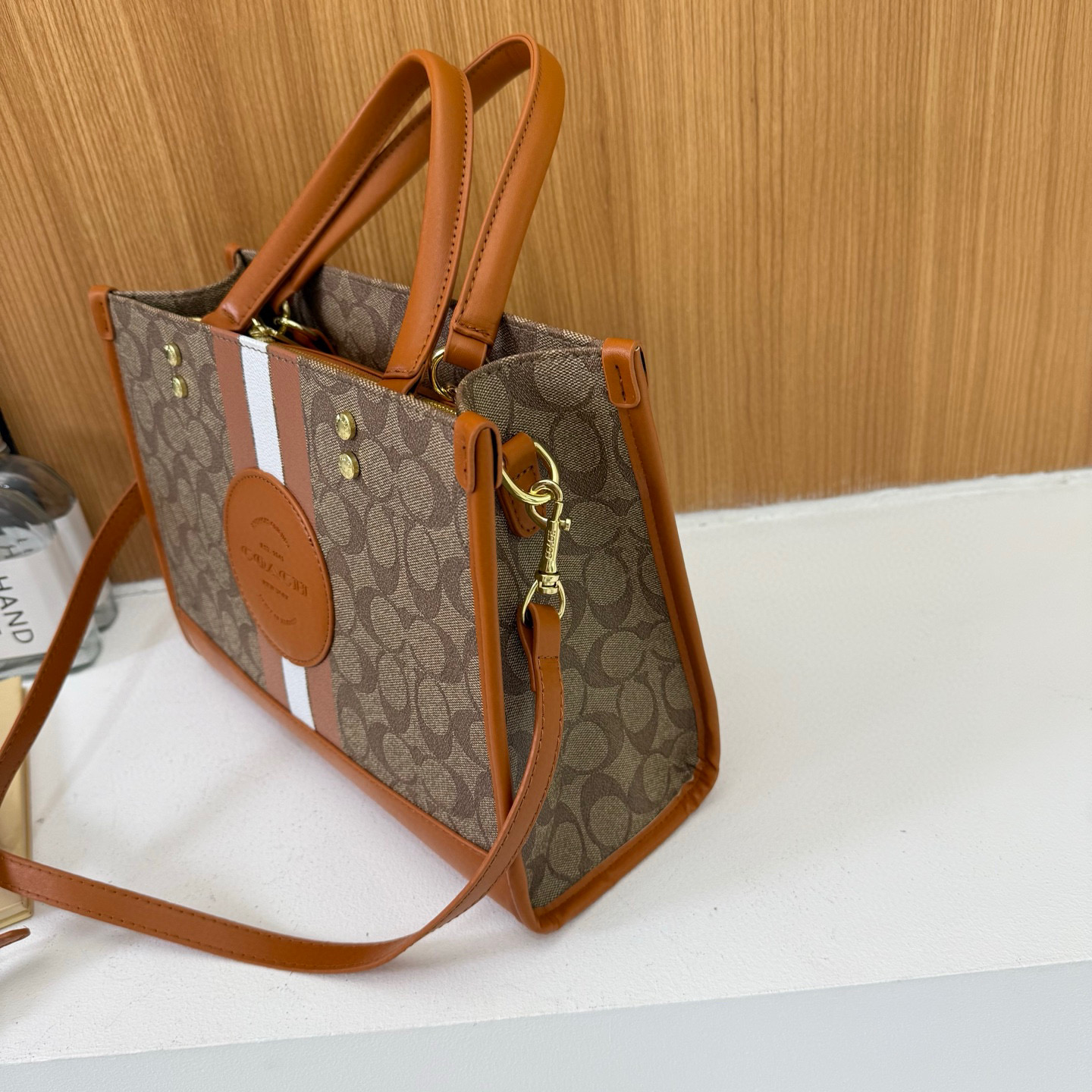 38$ coach 5880 tote pu size 29x22x12 cm 015640 DX726 gallery