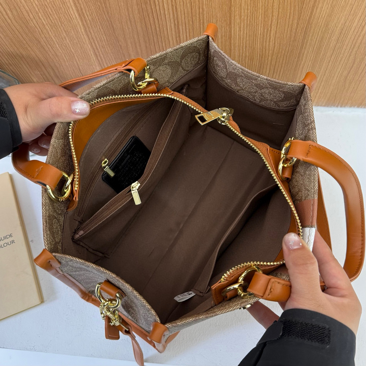 38$ coach 5880 tote pu size 29x22x12 cm 015640 DX726 gallery