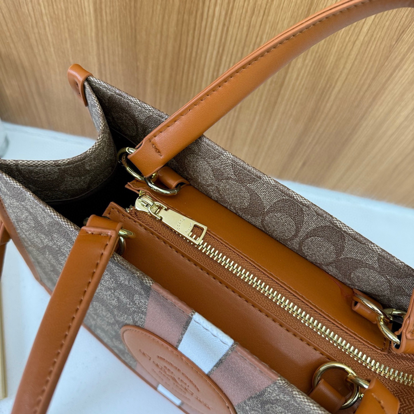 38$ coach 5880 tote pu size 29x22x12 cm 015640 DX726 gallery