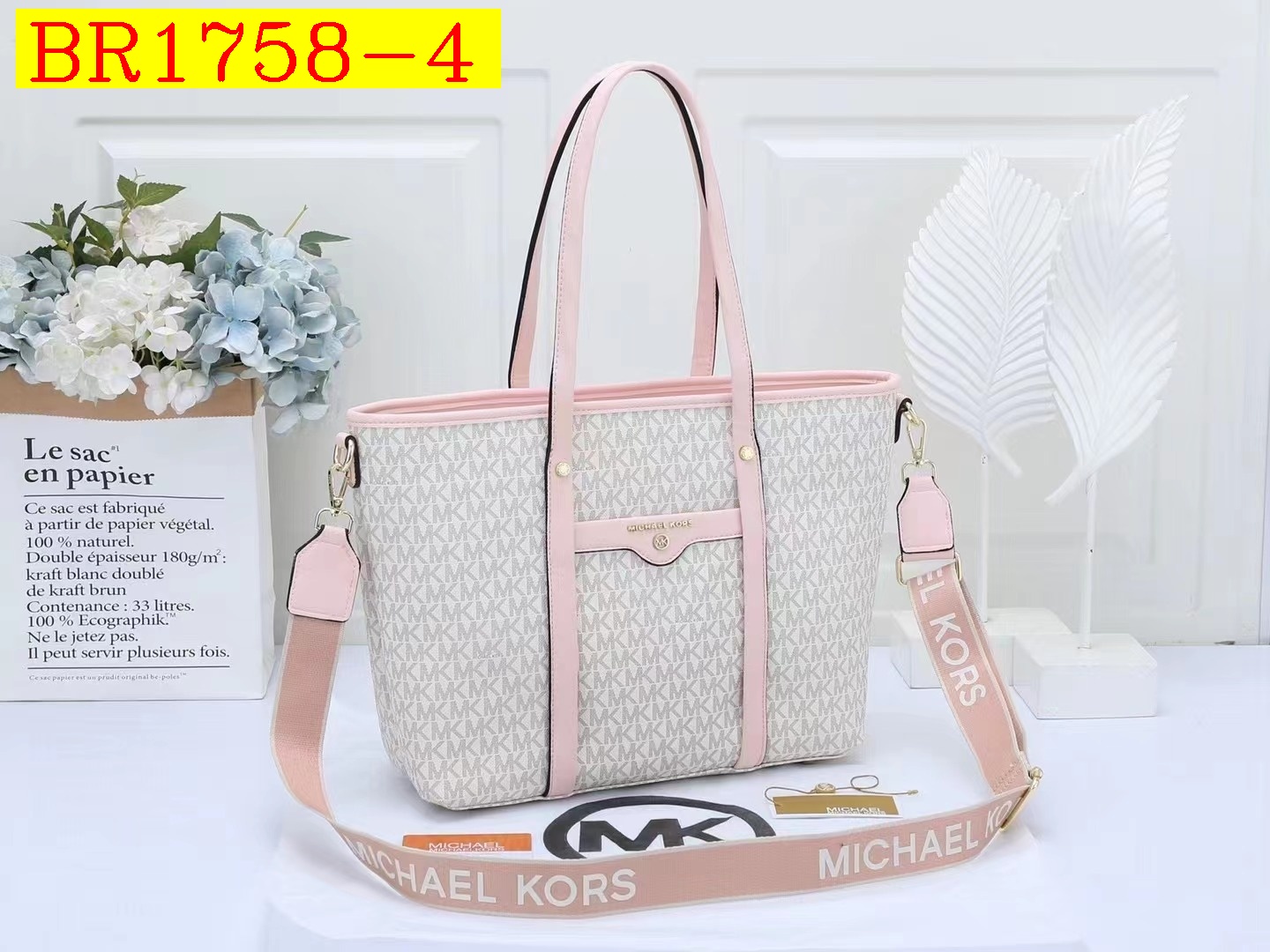 39$ MK 23011 Tote bag size 33x28x12 cm 418660 BR1758 gallery