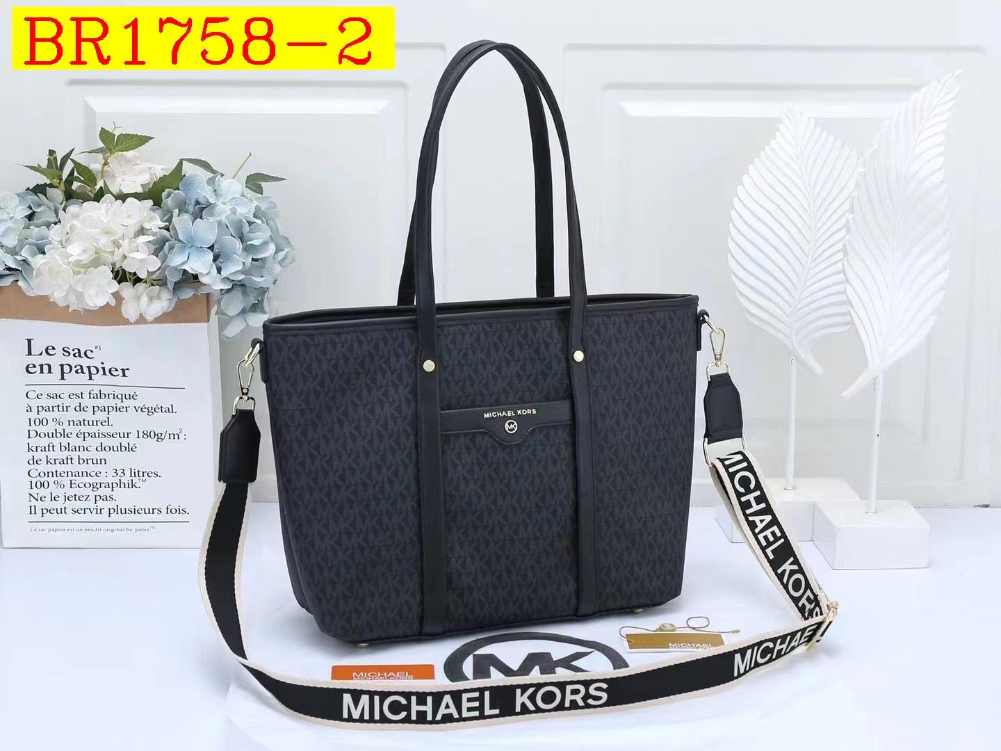 39$ MK 23011 Tote bag size 33x28x12 cm 418660 BR1758 gallery