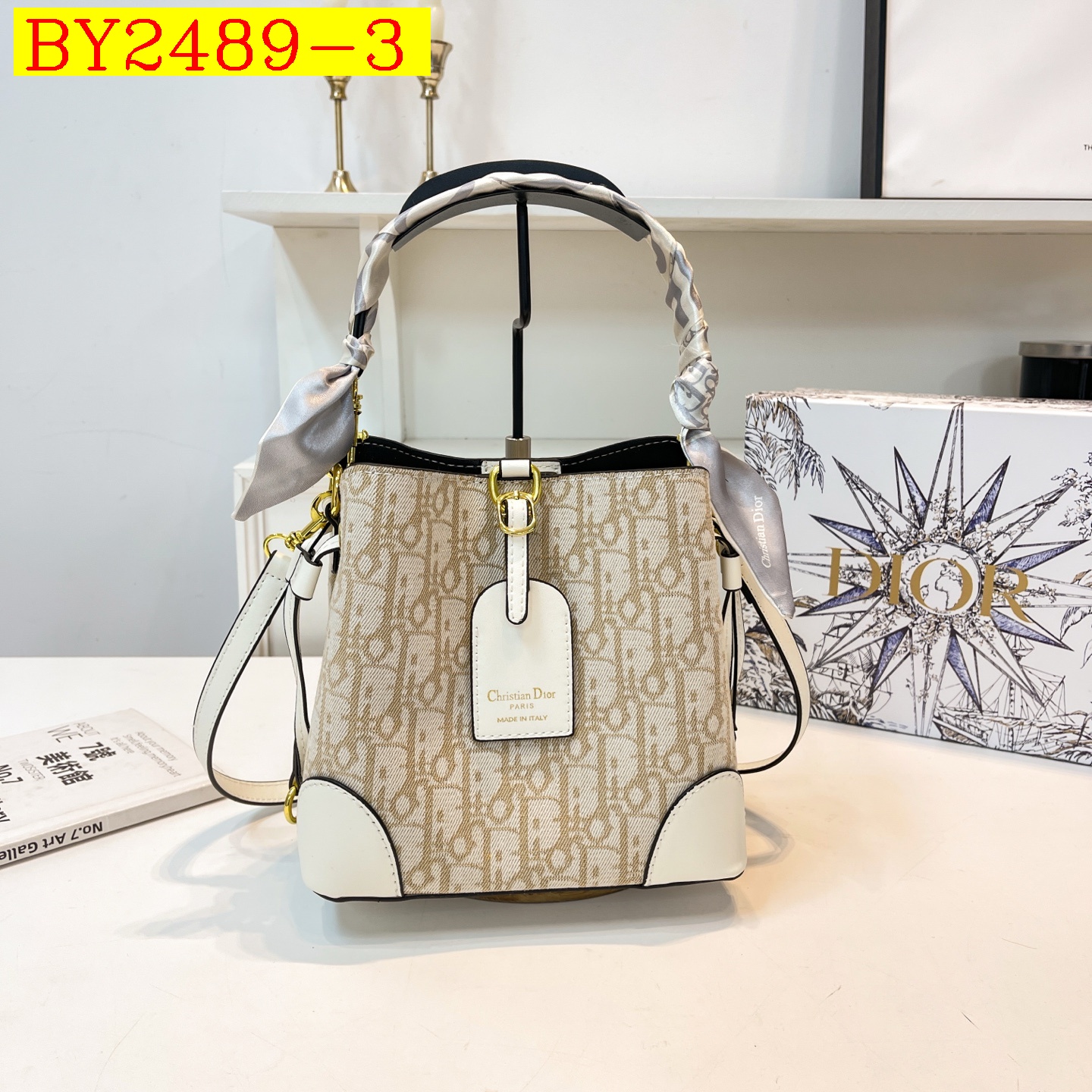 39$ dh DIOR 43819 Shoulder bag size 21X19X12 cm 61273023792 BY2489 gallery