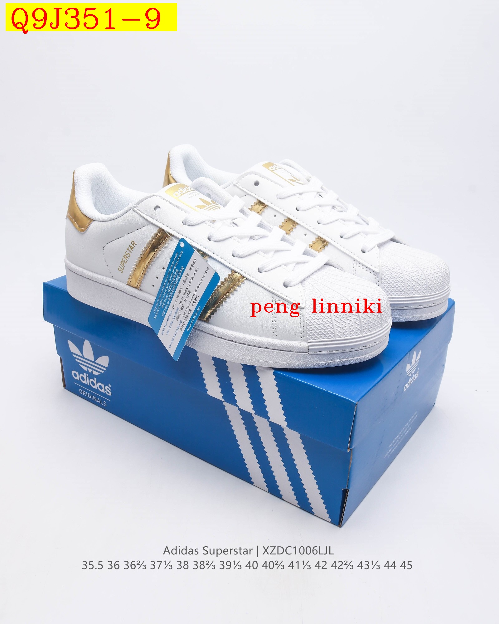 39$ new_dh ADIDAS SUPERSTAR Leather size 35-45 51769023579 Q9J351 gallery