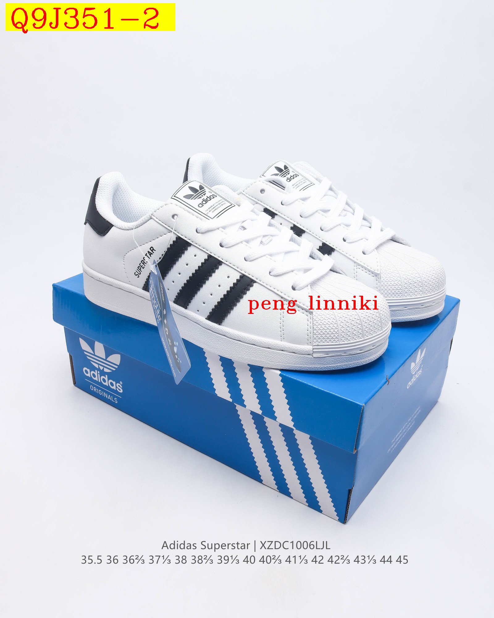 39$ new_dh ADIDAS SUPERSTAR Leather size 35-45 51769023579 Q9J351 gallery