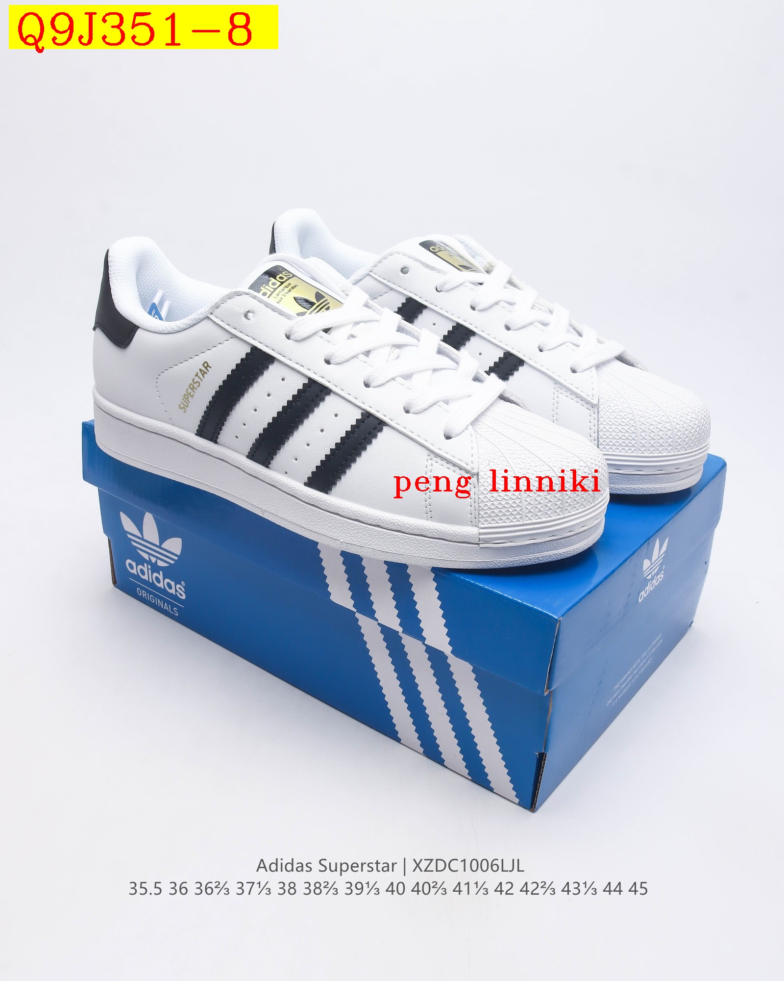 39$ new_dh ADIDAS SUPERSTAR Leather size 35-45 51769023579 Q9J351 gallery