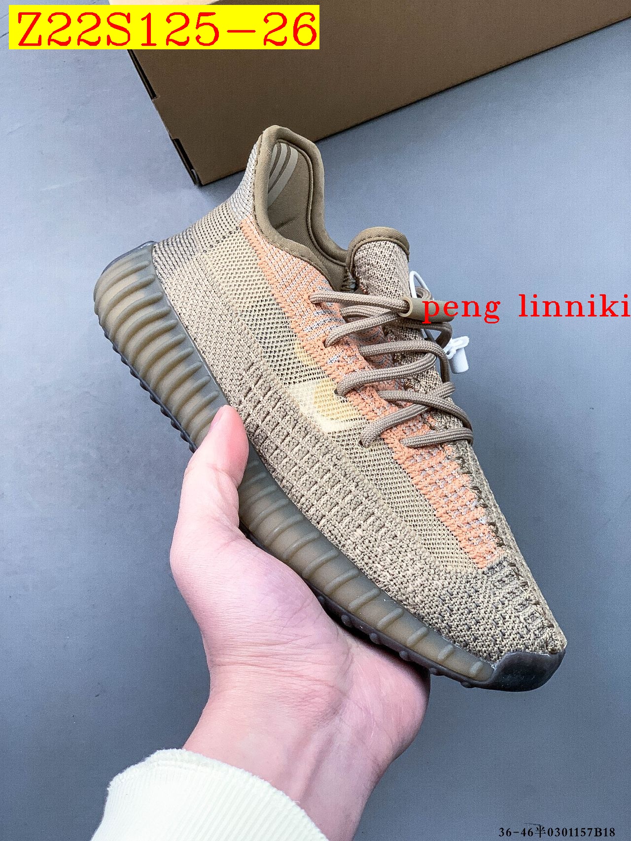 39$ new_dh Adidas Yeezy Boost 350 V2 size 36-46 31588023853 Z22S125 gallery