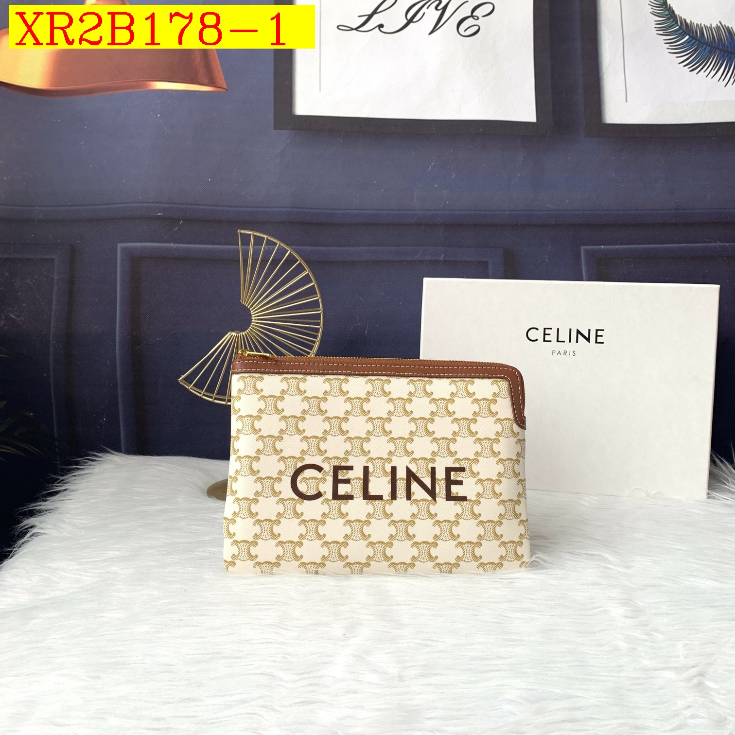 40$ new_dh CELINE_S10D672 SIZE 25X17X5 CM 62501023684 XR2B178 gallery