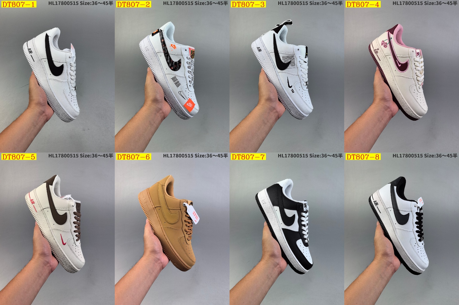 40$ new_dh Nike Air Force 1 Low SIZE 36-45 91564023686 DT807 gallery