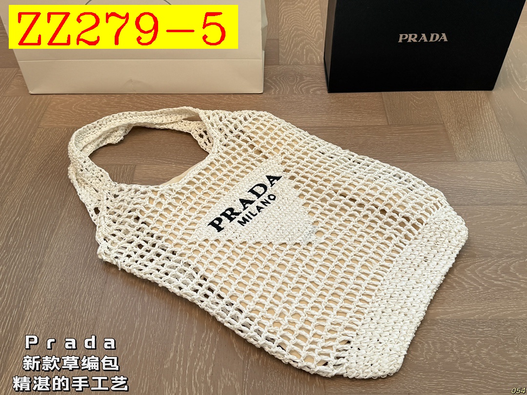 41$ PRADA Straw woven bag size 38x38 cm 425180 ZZ279 gallery