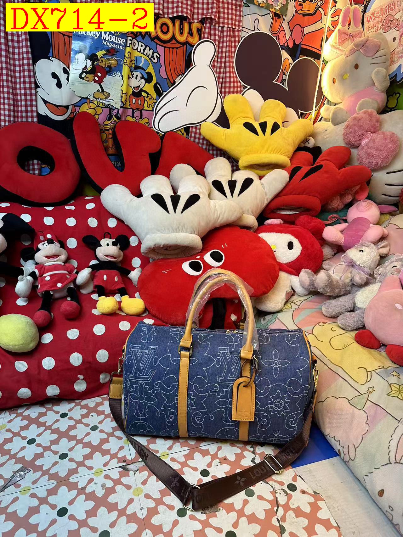 42$ Lv 34613 Travelling bag size 45x29x18 cm 315766 DX714 gallery
