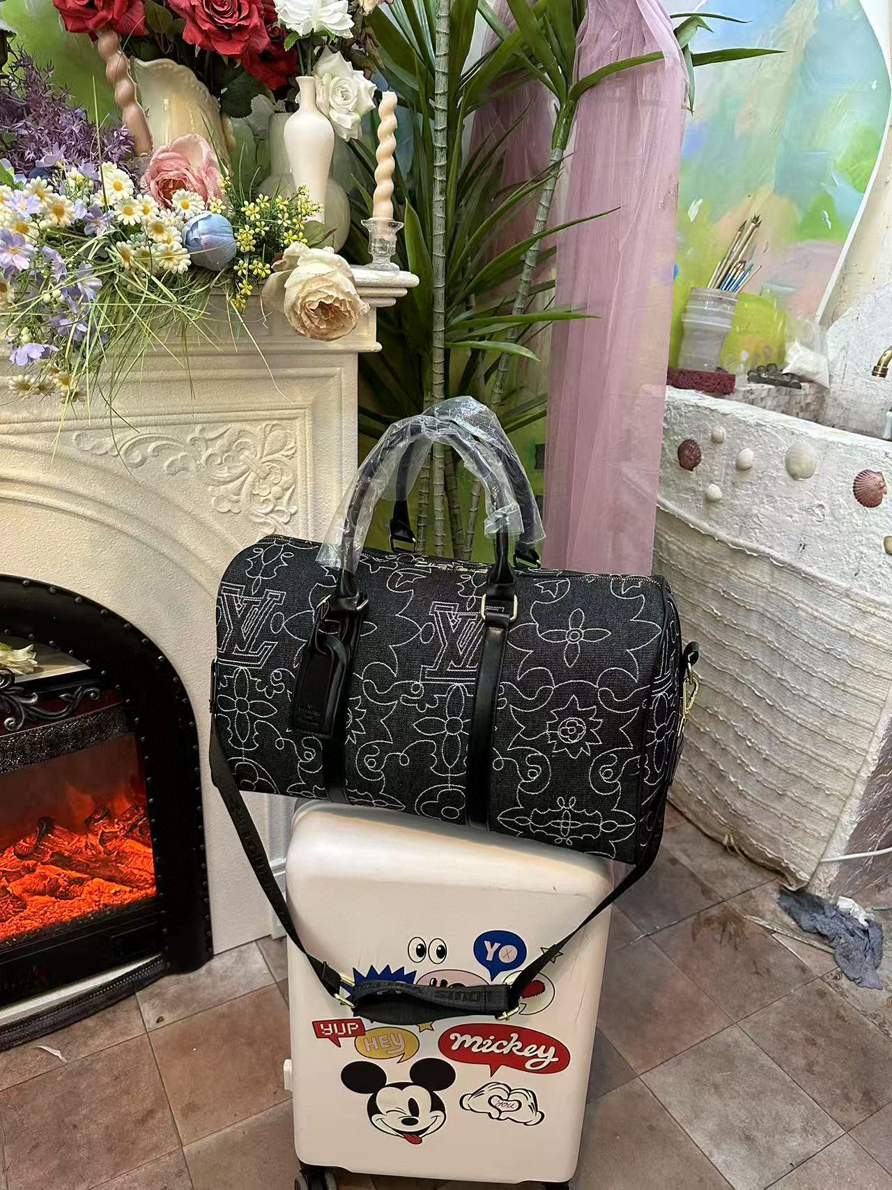 42$ Lv 34613 Travelling bag size 45x29x18 cm 315766 DX714 gallery