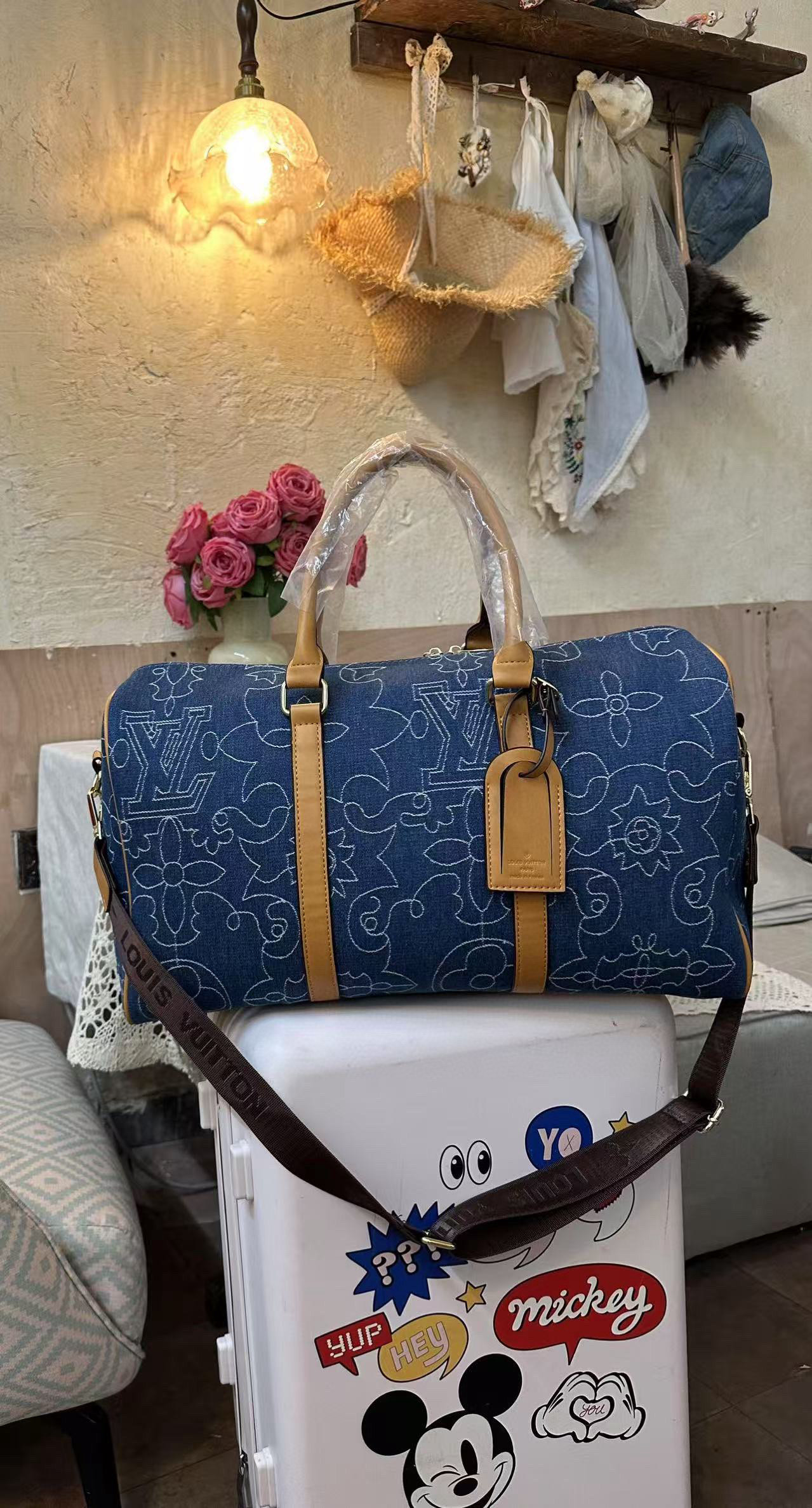 42$ Lv 34613 Travelling bag size 45x29x18 cm 315766 DX714 gallery