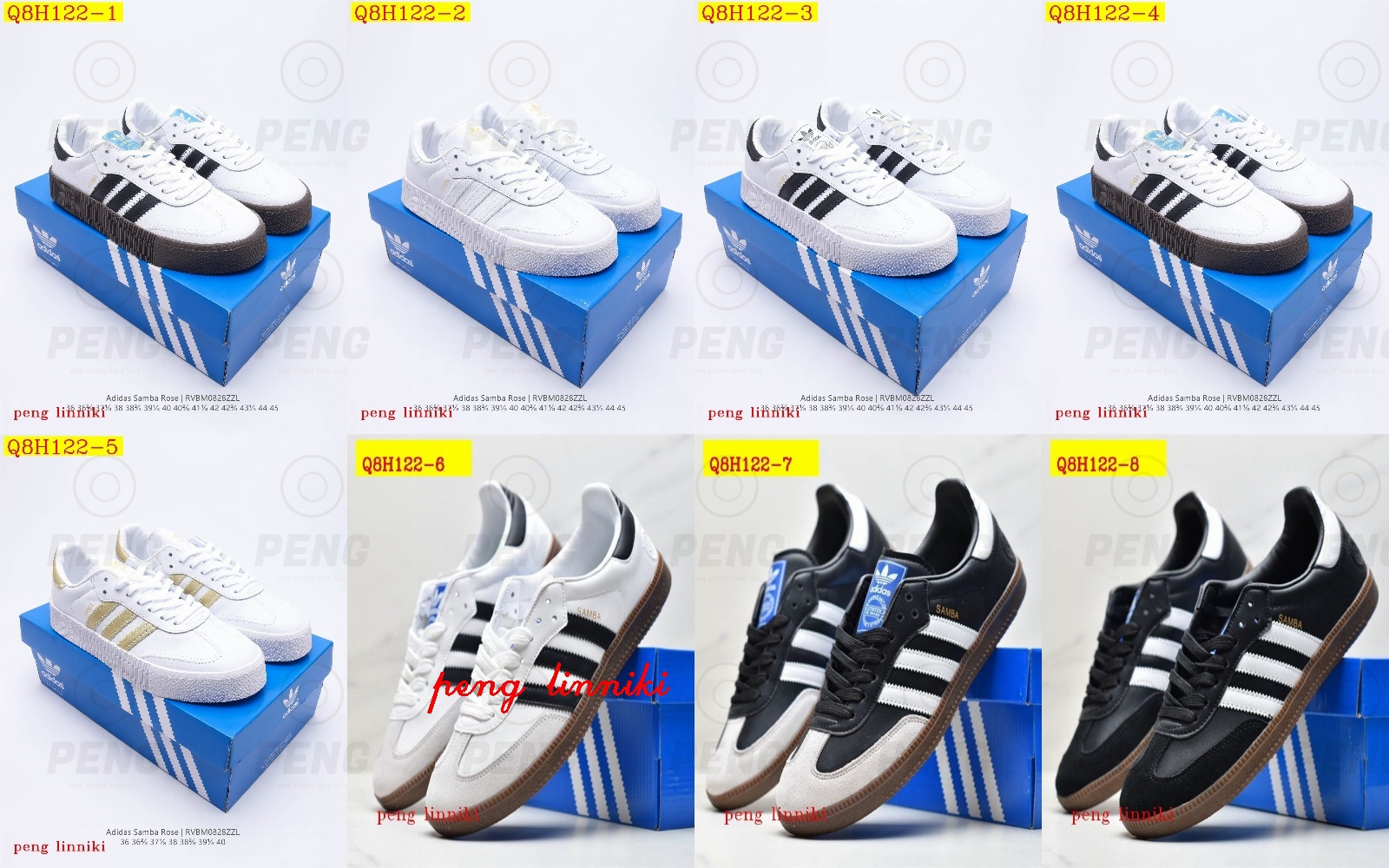 43$ new_dh Adidas SambaRose W size36-45 125260 Q8H122 gallery