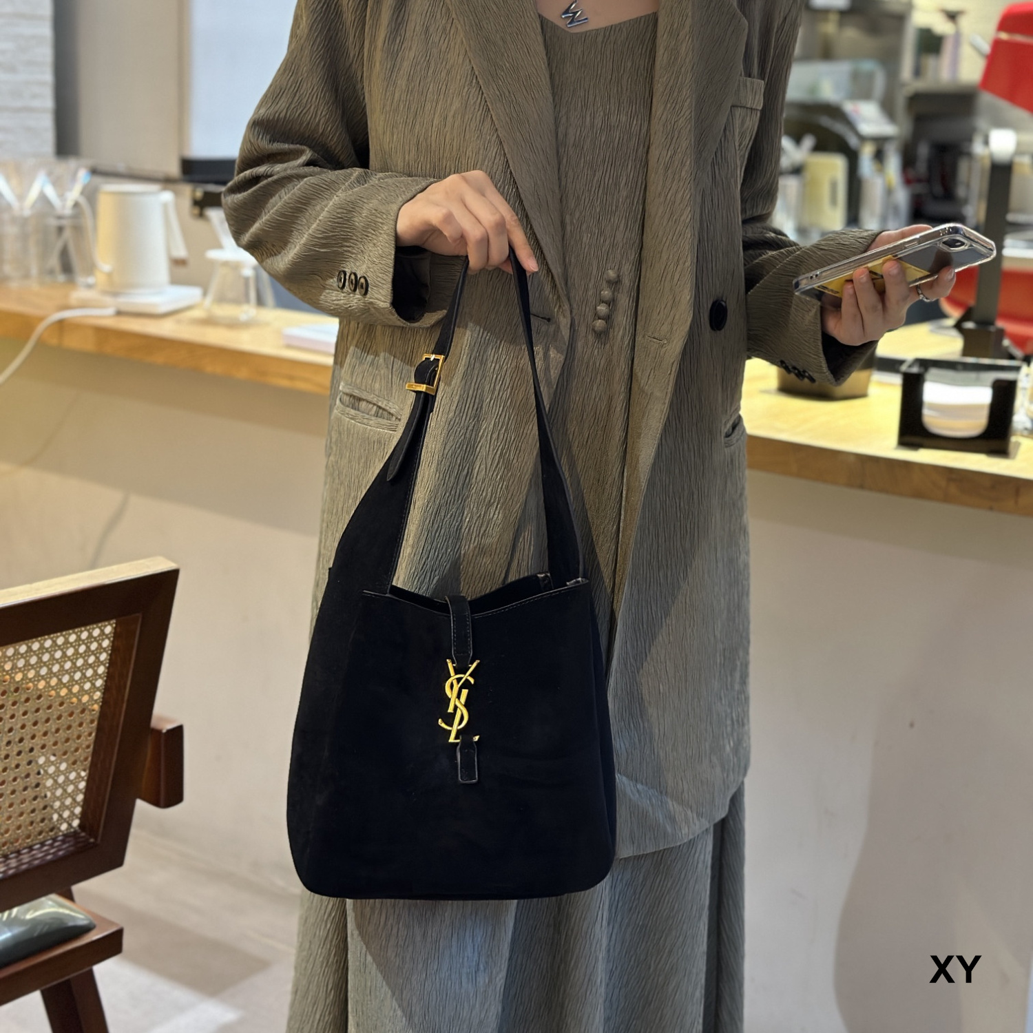 45$ YSL 2111 Shoulder bag size 23x11x24 cm 227480 BR1726 gallery