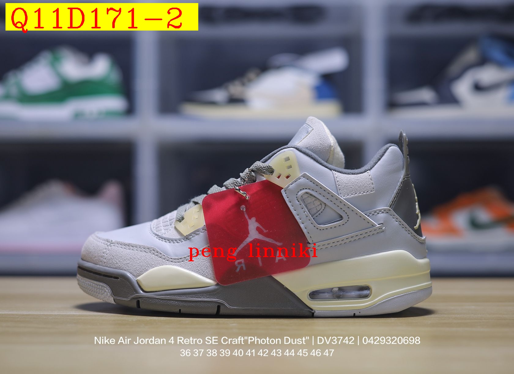 45$ new_dh Nike Air Jordan 4 Retro OG size 36-47 52718024932 Q11D171 gallery