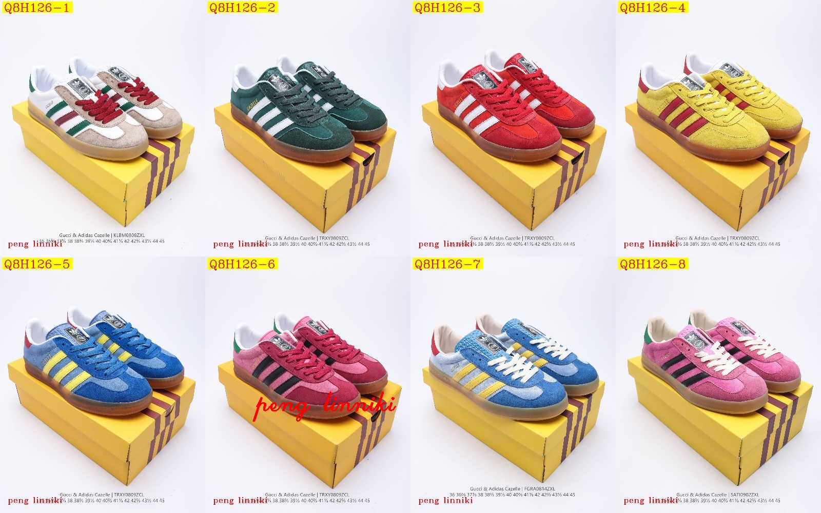 45$ new_dh adidas x Gucci  SIZE 36-45 221650 Q8H126 gallery