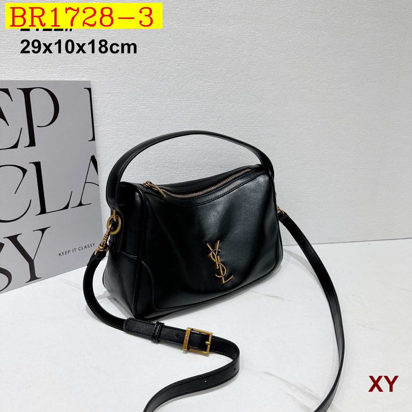 47$ YSL 2122 Shoulder bag size 29x10x18 cm 821530 BR1728 gallery