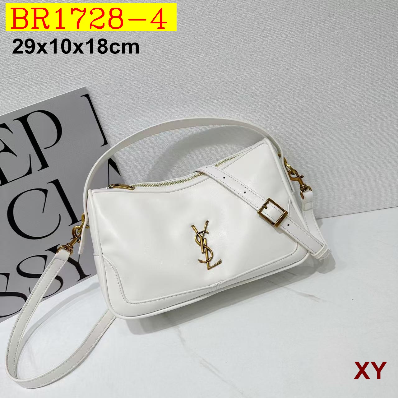 47$ YSL 2122 Shoulder bag size 29x10x18 cm 821530 BR1728 gallery