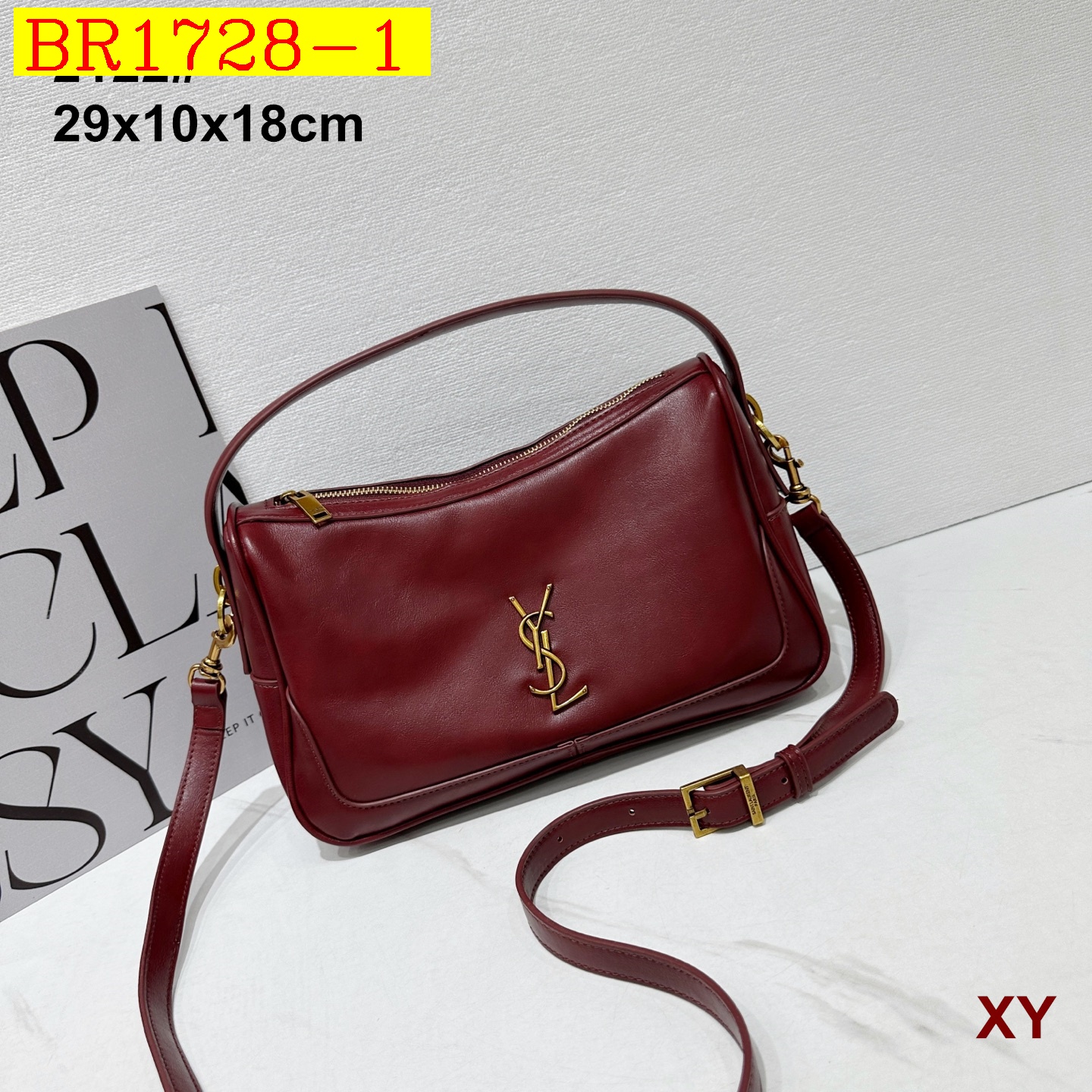 47$ YSL 2122 Shoulder bag size 29x10x18 cm 821530 BR1728 gallery