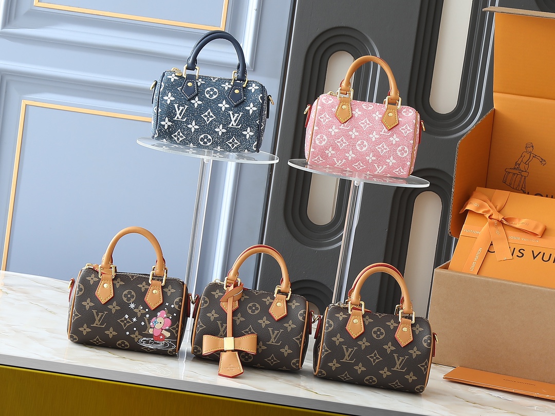 48$ LV Nano Speedy Monogram Shoulder bag size 16X10X7 cm 125690 BR1994 gallery