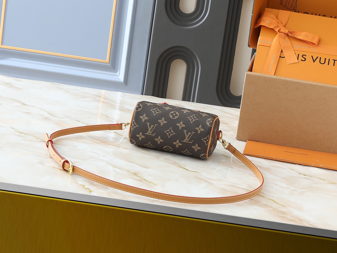 48$ LV Nano Speedy Monogram Shoulder bag size 16X10X7 cm 125690 BR1994 gallery
