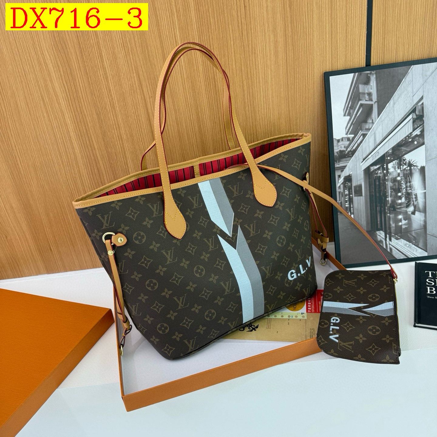 48$ Lv Y002 tote pu size 43x29x17 cm 017630 DX716 gallery