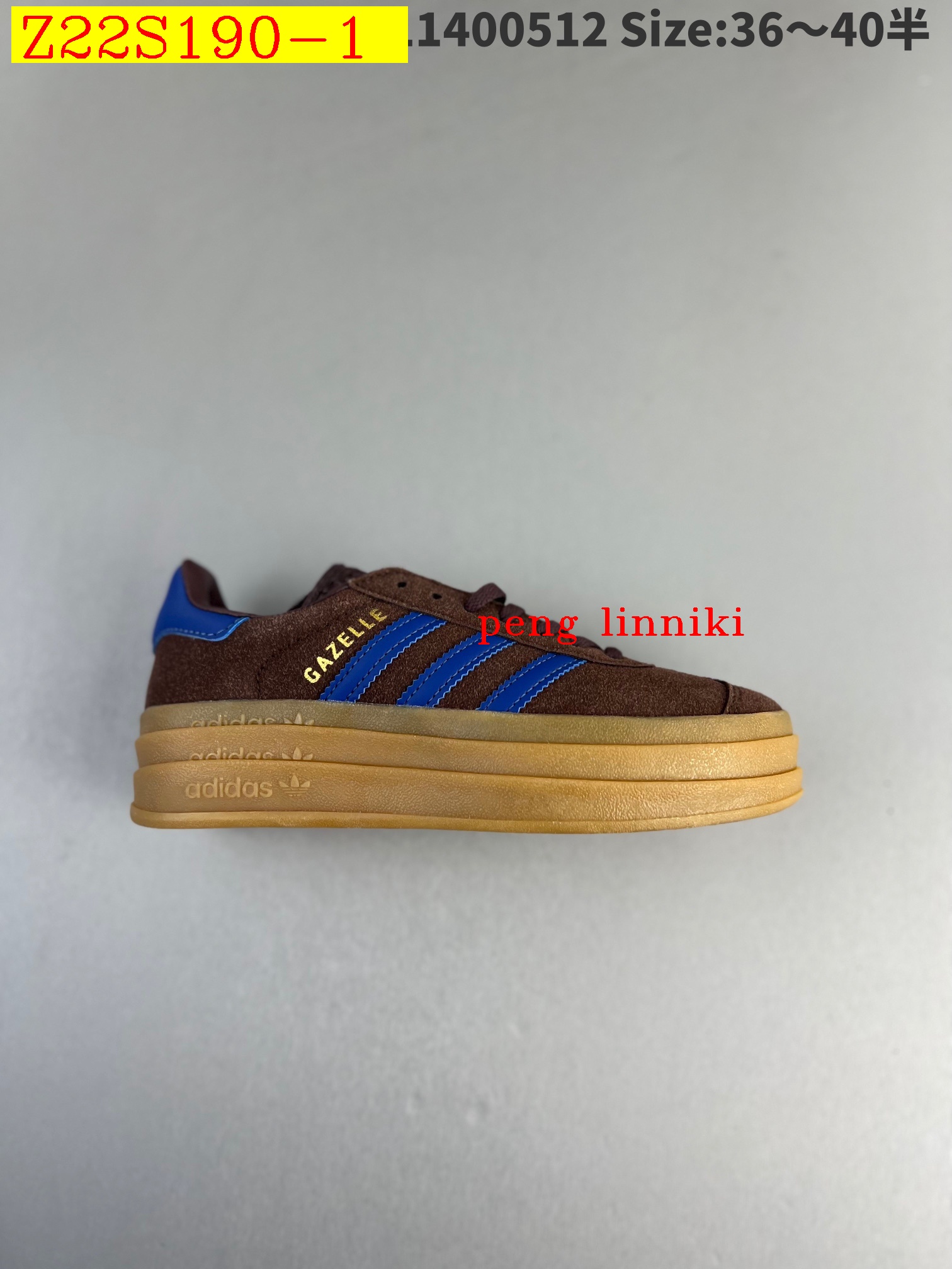 new_dh Adidas Gazelle Bold w size36 4532185034482 Z22S190 gallery