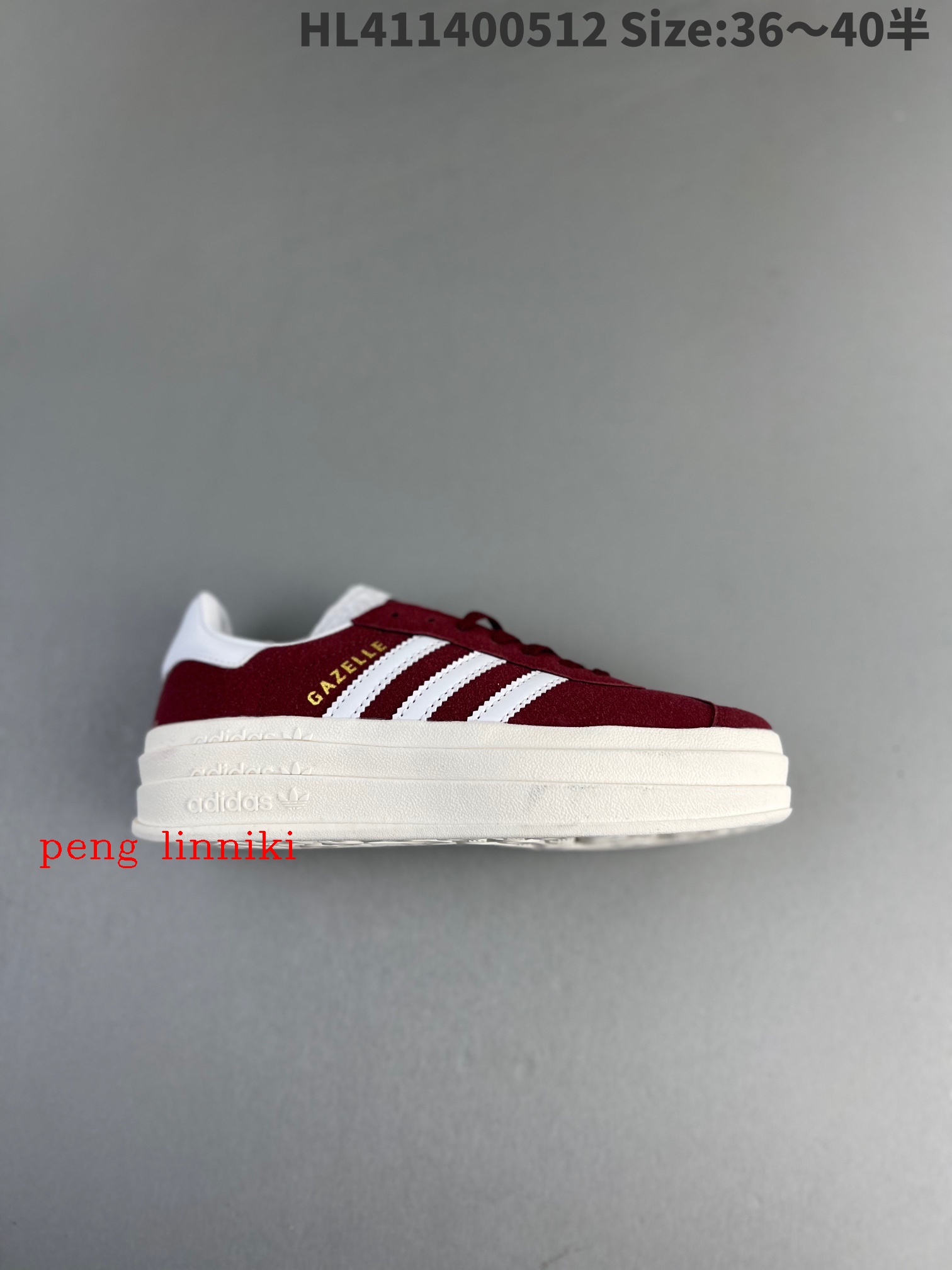 new_dh Adidas Gazelle Bold w size36 4532185034482 Z22S190 gallery