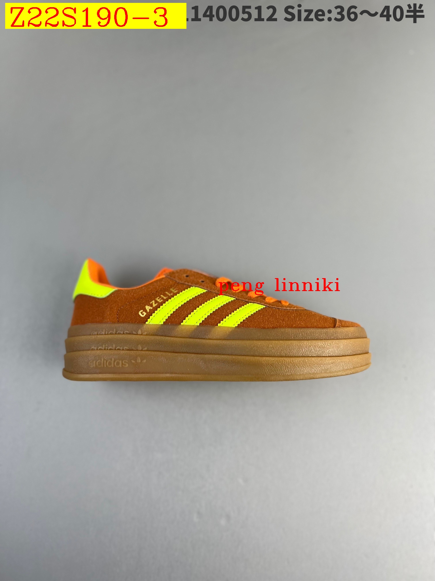 new_dh Adidas Gazelle Bold w size36 4532185034482 Z22S190 gallery
