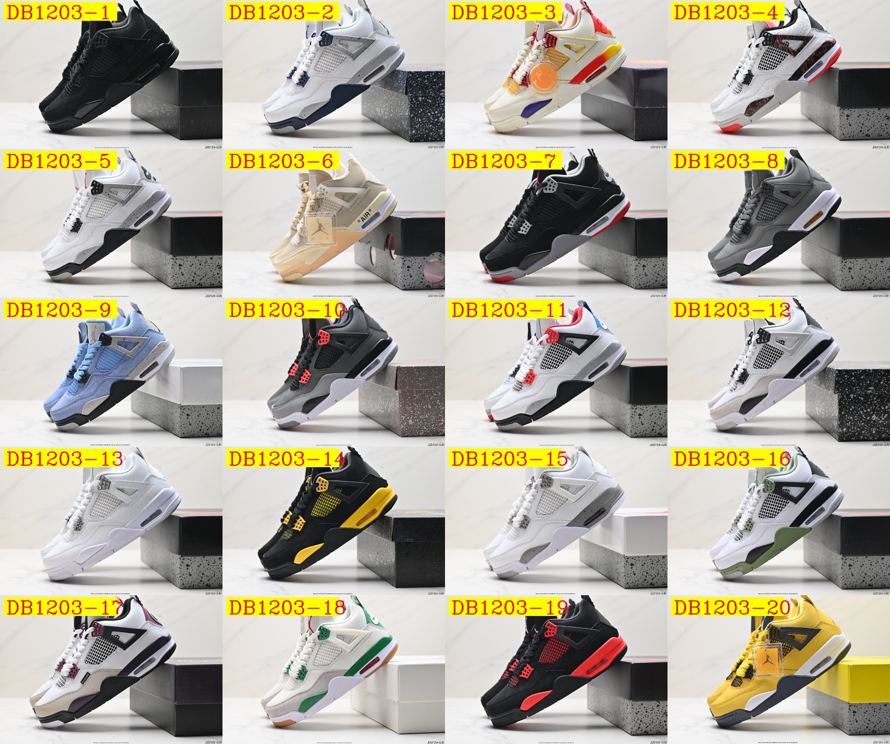 51$ new_dh Nike Air Jordan 4 Retro size 36-46 62544034383 DB1203 gallery