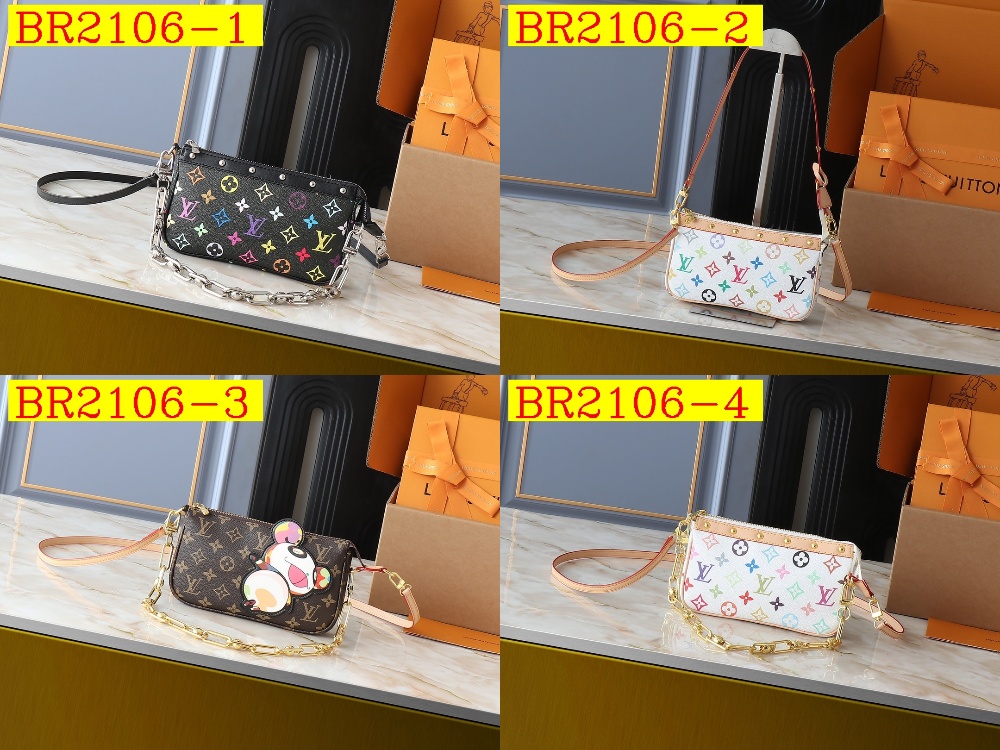 52$ LV Pochette Accessoires Shoulder bag size 22x13x4 cm 037030 BR2106 gallery