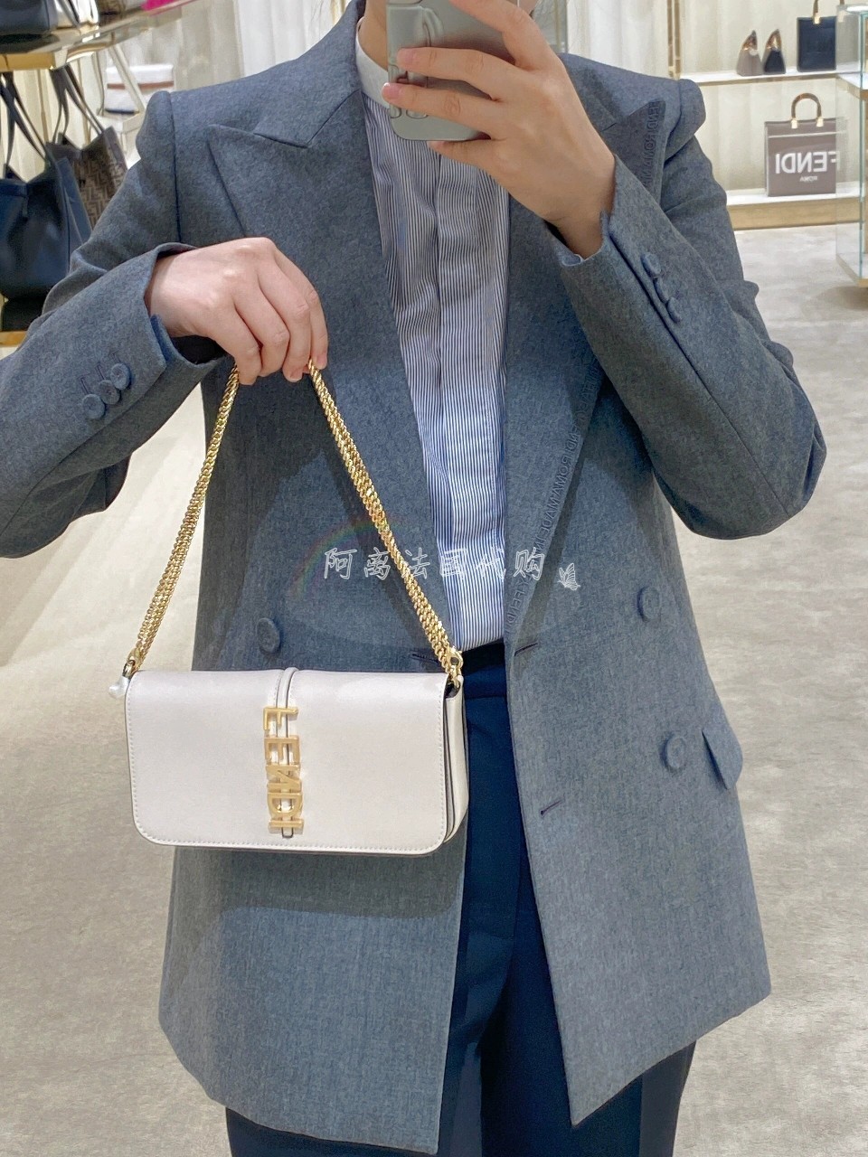54$ new_dh FENDI  size 21X11X4 CM 53142035515 XR6B172 gallery