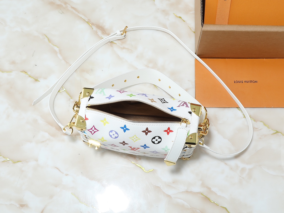 59$ LV Side Trunk Monogram size 23x16x8 cm 132630 BR1986 gallery