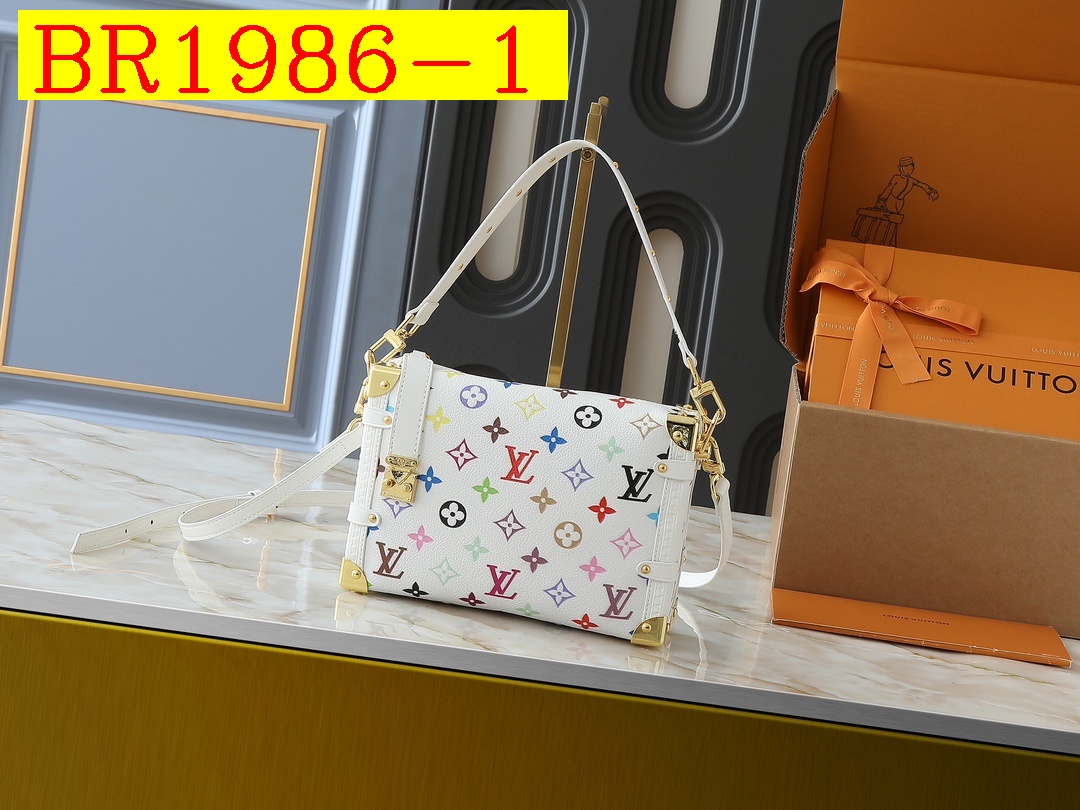 59$ LV Side Trunk Monogram size 23x16x8 cm 132630 BR1986 gallery