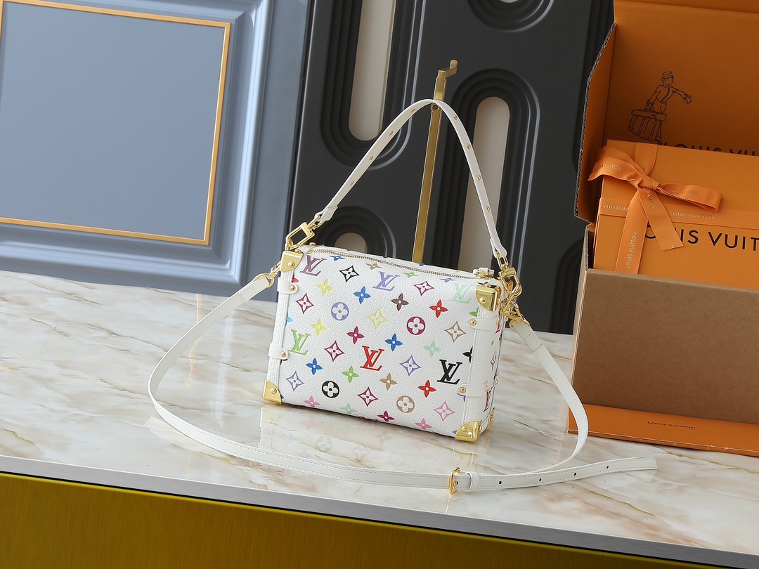 59$ LV Side Trunk Monogram size 23x16x8 cm 132630 BR1986 gallery